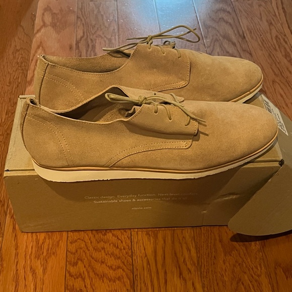 NEW Nisolo Sedona Lightweight Derby Suede Women’s in Dusty Rose Size 9.5 - Picture 6 of 7